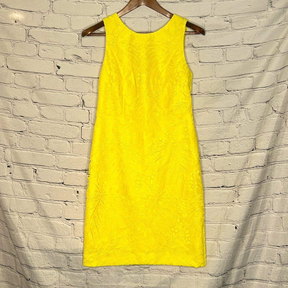 RSVP By Talbots Yellow Sleeveless Dress Size 2 Petite Brand New W/Tags